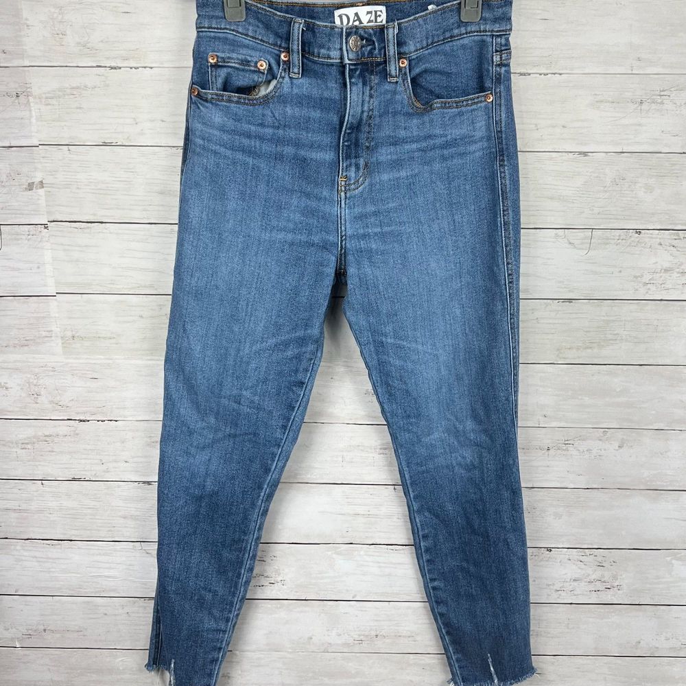Daze Women's Blue Skinny Jeans